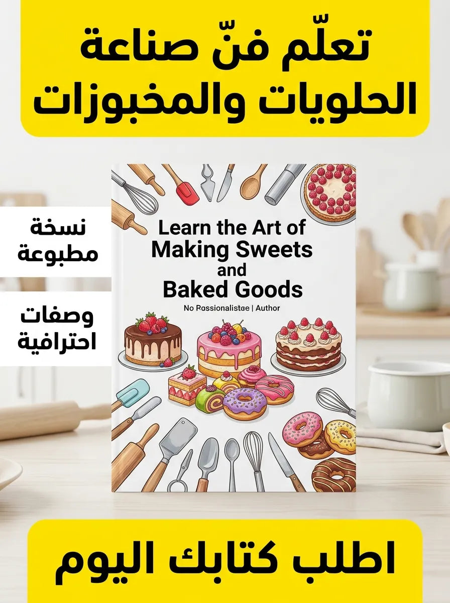 كتاب تعلم صناعة الحلويات والمخبوزات التجارية