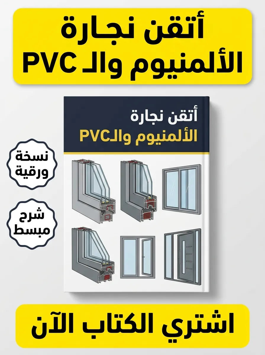 كتاب تعلم نجارة الألمنيوم والـ PVC